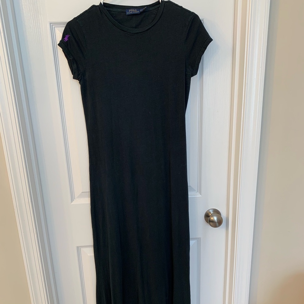 COPY - Polo Ralph Lauren, Black Maxi Dress, Size S